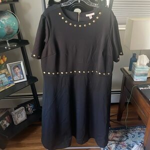 Black/gold Dress - Size 18